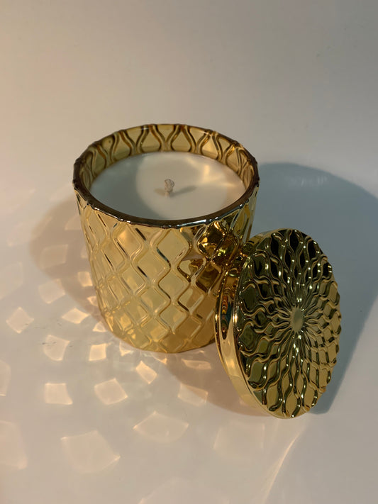 Unique Gold Vessel Candle